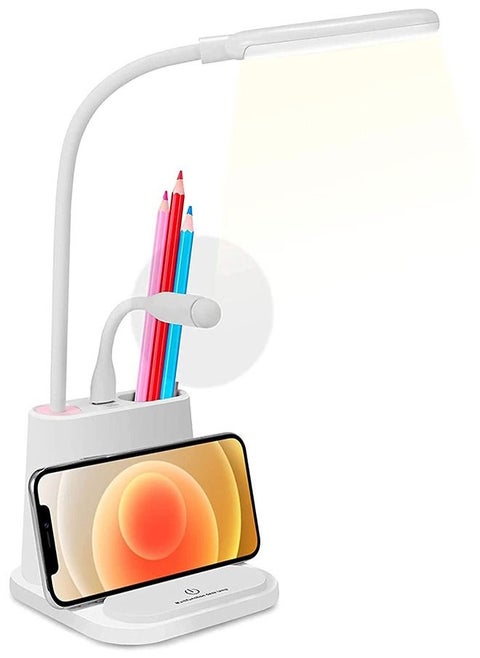 Desk Lamp Led Reading Light with Multifunctional Base 2 Color Modes