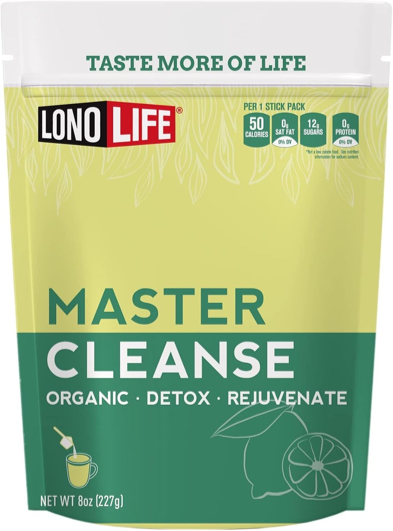 LonoLife مسحوق عصير الليمون للتخلص من السموم من كلينز كو 8 أونصات حزمة كبيرة 15 حصة - Image 1