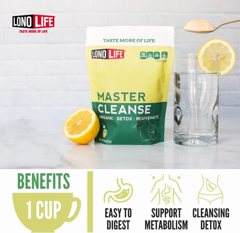 LonoLife مسحوق عصير الليمون للتخلص من السموم من كلينز كو 8 أونصات حزمة كبيرة 15 حصة - Image 5