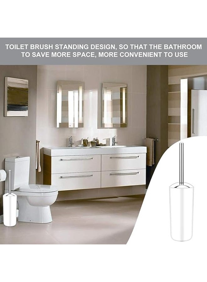 Bathroom Accessory Set, 6 Pieces, White Plastic - Image 4