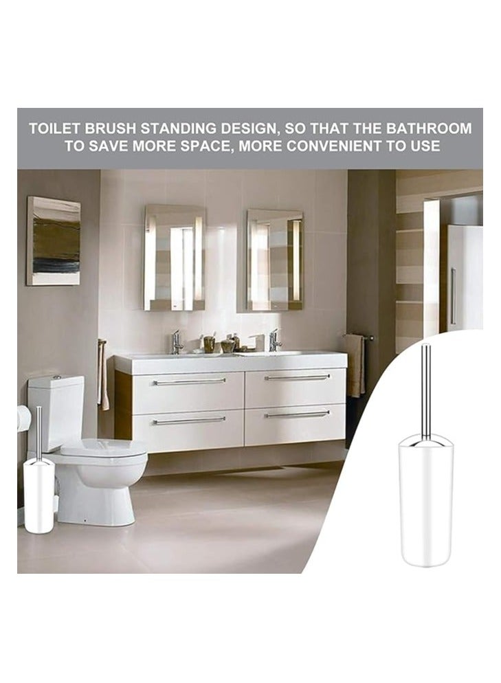 Bathroom Accessory Set, 6 Pieces, White Plastic - Image 5