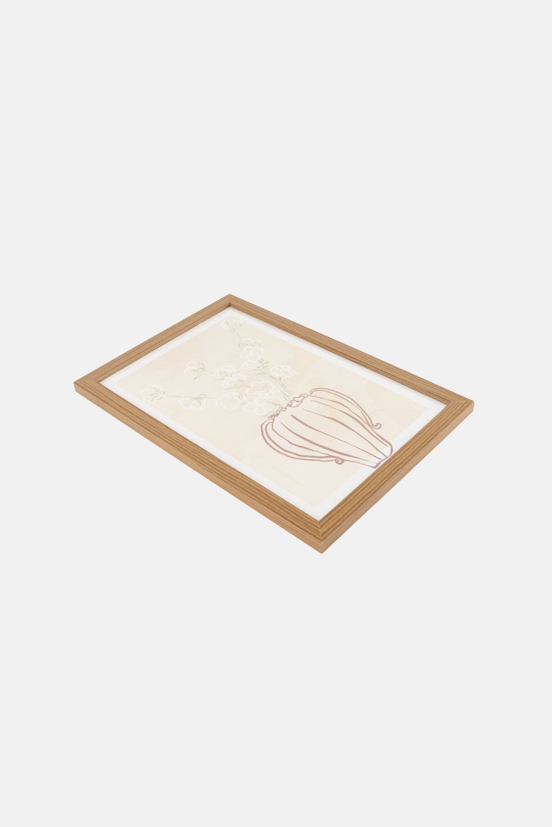 Muy Mucho Wooden Poster With Frame, Multicolor - Image 3