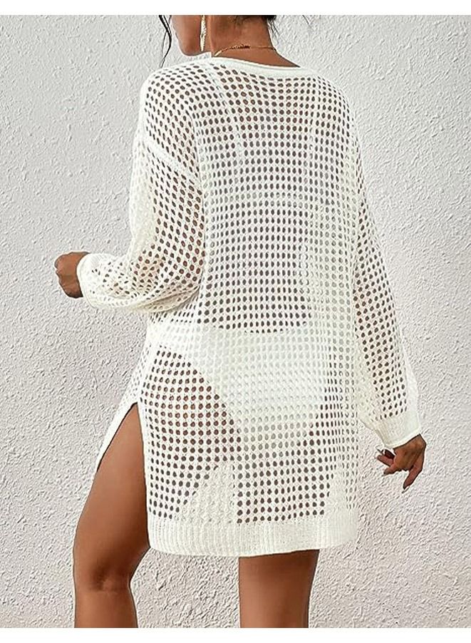 Muyixin ملابس الشاطئ النسائية المحبوكة بالكروشيه تغطي ملابس السباحة - Image 4