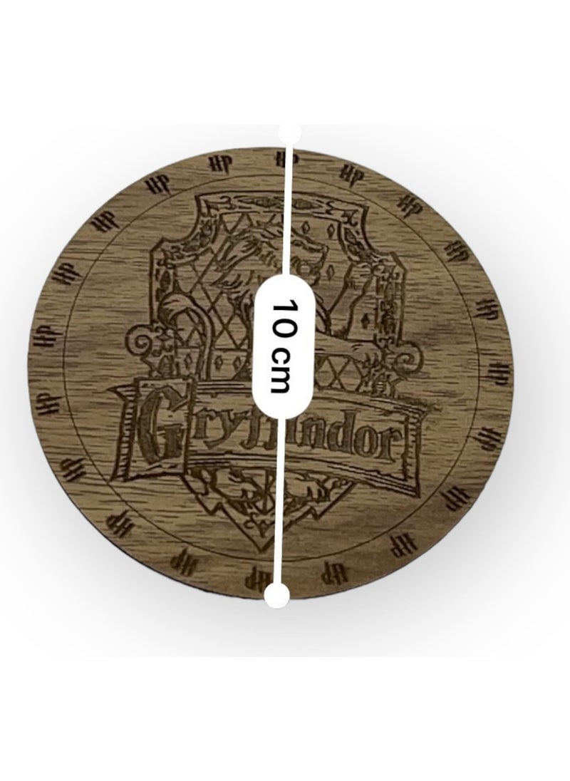 Dalyan Gift Set of 4 Rustic Harry Potter Coasters  - Image 5