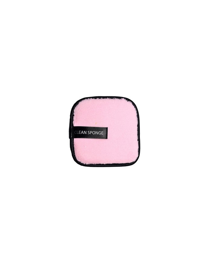 Pink Shimmer Reusable Double Sided Square Soft Makeup Removal Pad - Assorted Colour, Pack of 2 - Image 5