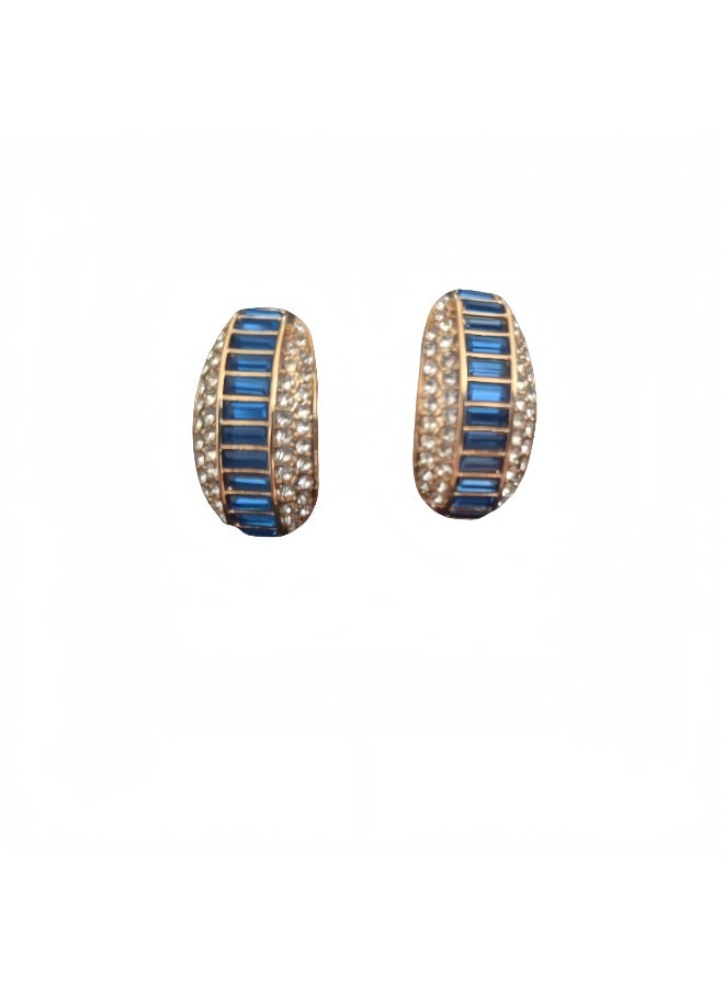 LumiArk Chic Gold - Tone Stud Earrings Collection - Image 3