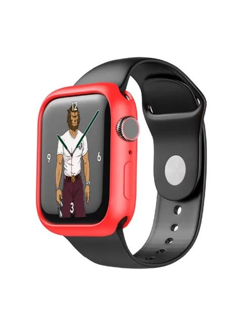 Stylin Guard Pro Case For Apple Watch 42/44/45mm / Easy to install / Full protection / Lightweight Smart Watch Protector - Red