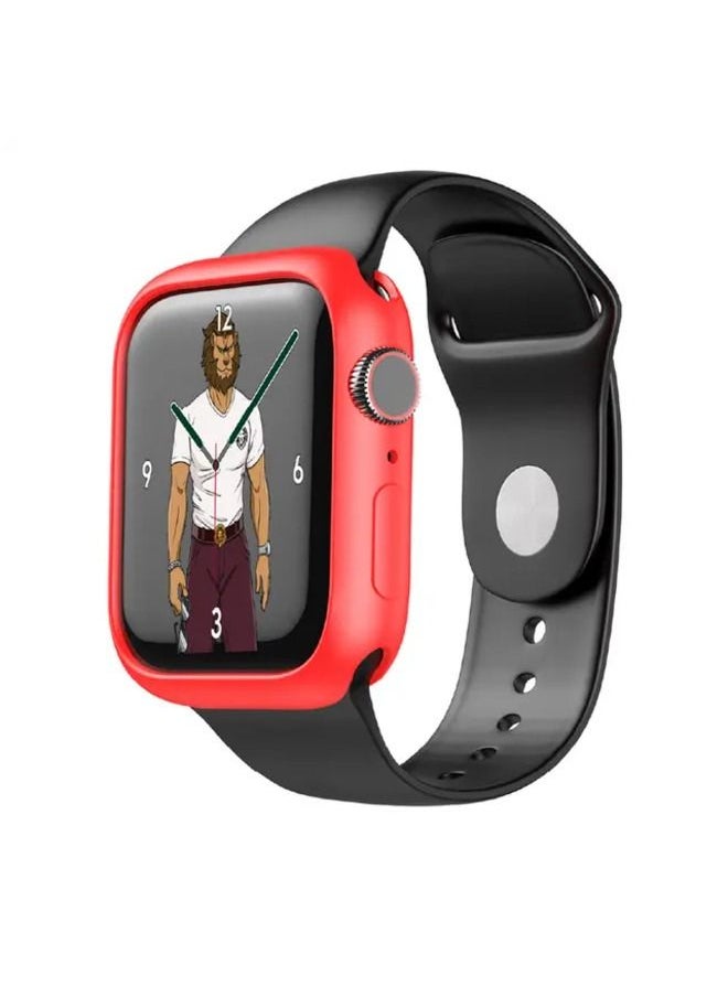 GREEN LION Stylin Guard Pro Case For Apple Watch 42/44/45mm / Easy to install / Full protection / Lightweight Smart Watch Protector - Red  - Image 1
