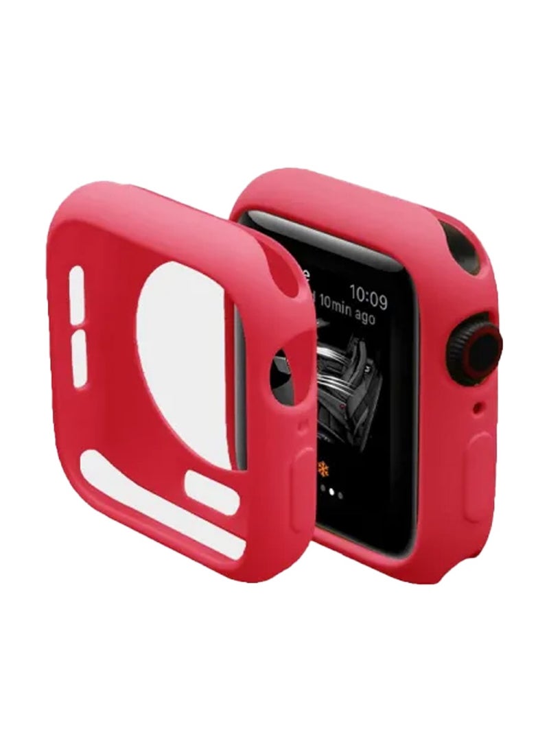 GREEN LION Stylin Guard Pro Case For Apple Watch 42/44/45mm / Easy to install / Full protection / Lightweight Smart Watch Protector - Red  - Image 3
