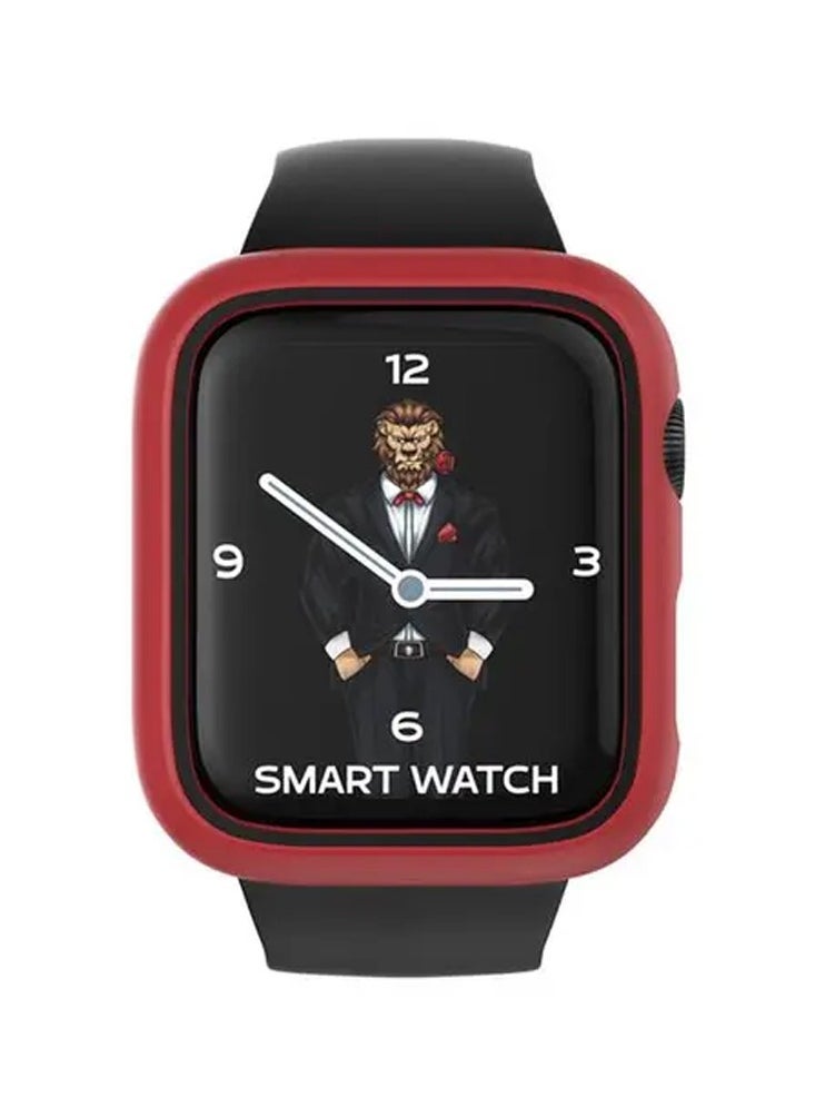 GREEN LION Stylin Guard Pro Case For Apple Watch 42/44/45mm / Easy to install / Full protection / Lightweight Smart Watch Protector - Red  - Image 4