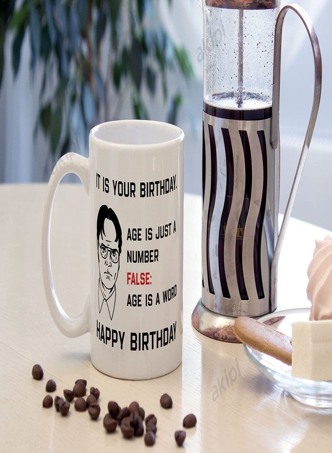 Akipi It is Your Birthday/Happy Birthday/The Office TV Show ARM177 Ceramic Coffee Mug 11oz - Image 4