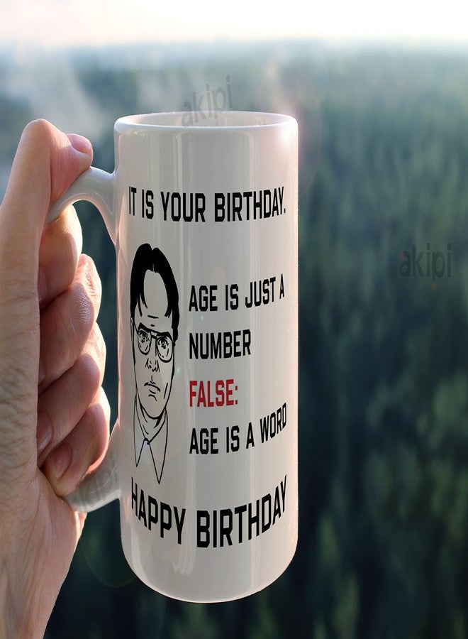 Akipi It is Your Birthday/Happy Birthday/The Office TV Show ARM177 Ceramic Coffee Mug 11oz - Image 3