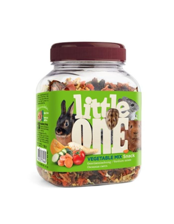 Little One™ Vegetable Mix Snack for Rabbits and Rodents 140g – Natural Healthy Treats