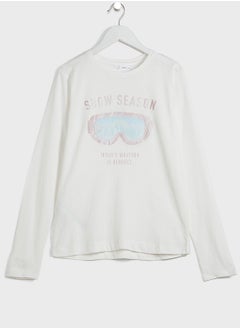 Kids Snow Season T-Shirt