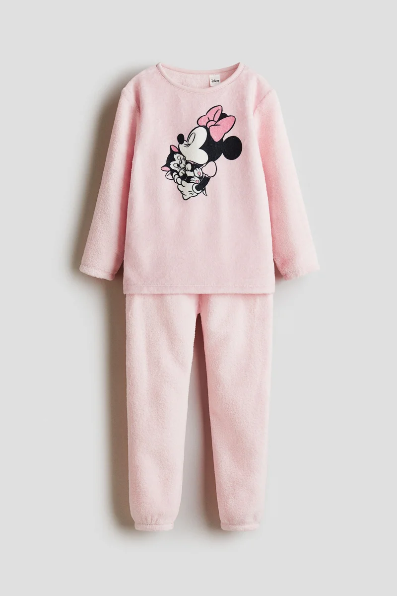 H&M Printed velour pyjamas
