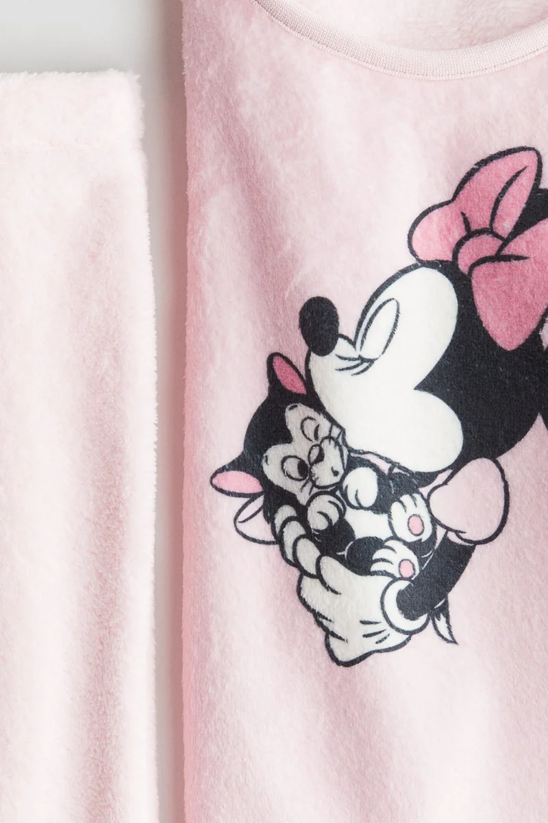 H&M Printed velour pyjamas