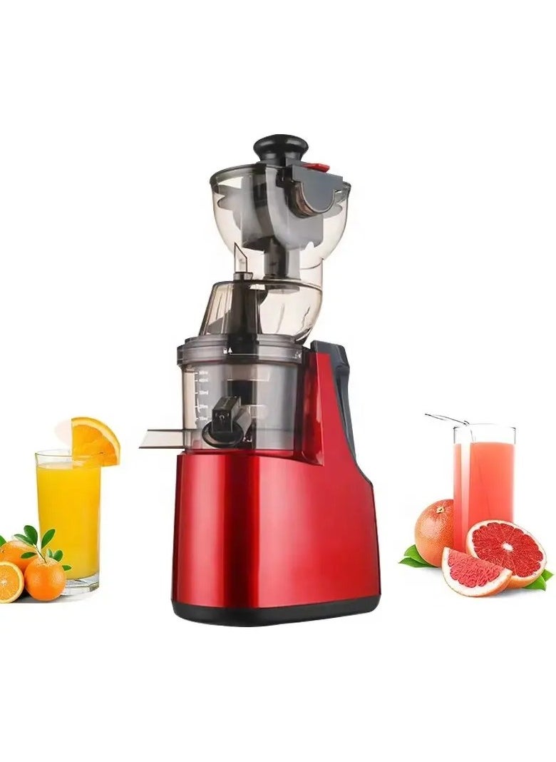 3-in-1 Cold Press Juicer Machine, Stainless Steel Multi-Function Slow Juice Extractor for Fruits & Vegetables, Orange Juice Maker for Home, Office, Cafe, Restaurant