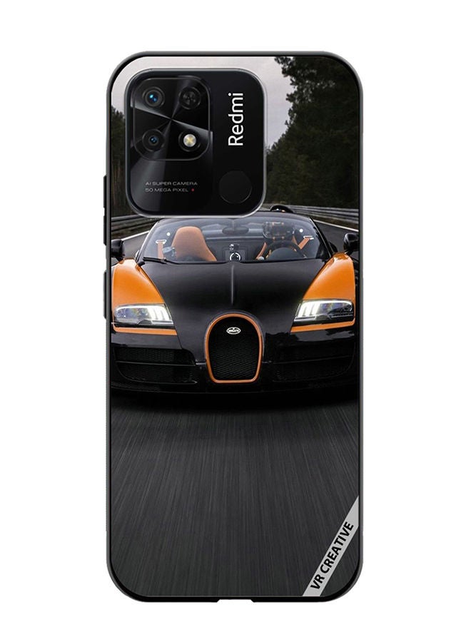 VR CREATIVE Protective Case Cover For Xiaomi Redmi 10C Bugatti Chiron Design Multicolour - Image 1