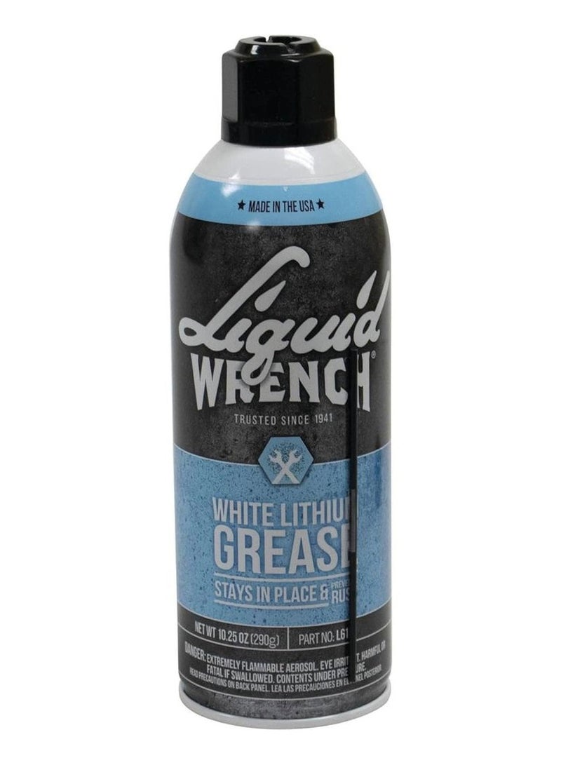 LIQUID WRENCH زيت تشحيم ليثيوم أبيض من ليكويد رينش - علبة رش 10.25 أونصة - Image 1