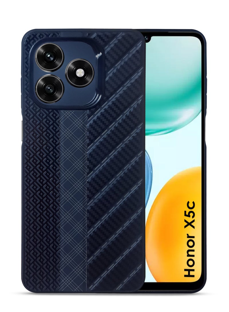 Honor X5C Silicone Back Case Cover - TPU Silicone Case, Durable & Accurate Cut-outs - Scratch, Dust & Smudge Protection, Shockproof & Water-Proof Cover for Honor X5C - Black - Image 1