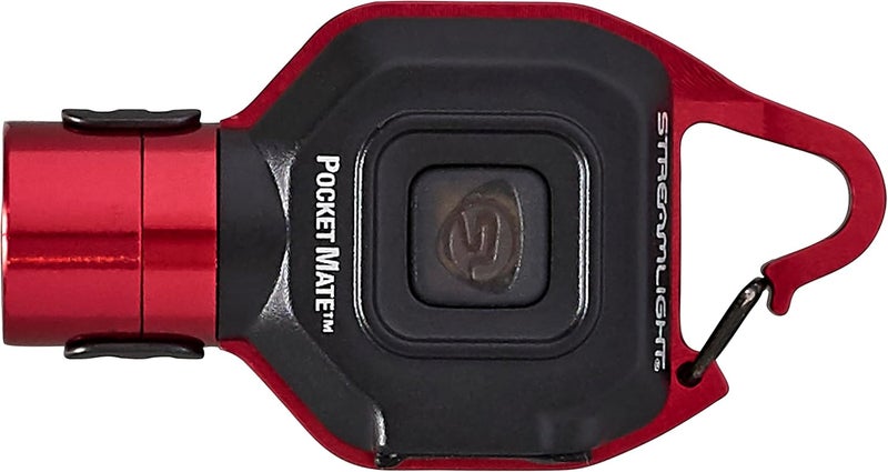 Streamlight 73301 Pocket Mate 325-Lumen Keychain/Clip-on USB Rechargeable Flashlight, Red - Image 3
