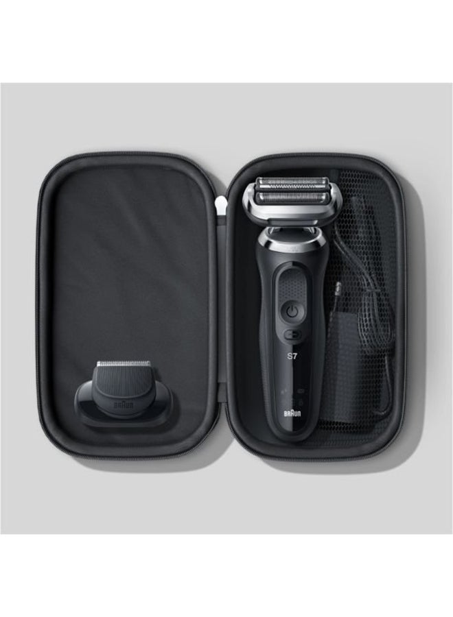 BRAUN MBS7 Series 7 Wet & Dry Electric Shaver Black 22.3 x 5.8 x 15.6cm - Image 2