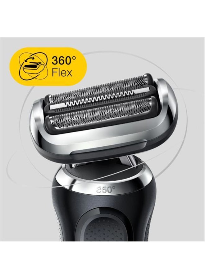 BRAUN MBS7 Series 7 Wet & Dry Electric Shaver Black 22.3 x 5.8 x 15.6cm - Image 3