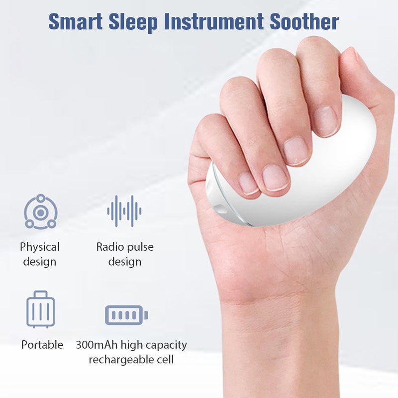 S mart Sleep Instrument Soother Handheld Design Dual Control Mode/ 15 Levels Adjustable Design/ USB Powered Operated/ Built-in 300mAh High Capacity Rechargeable Cell Portable - Image 4
