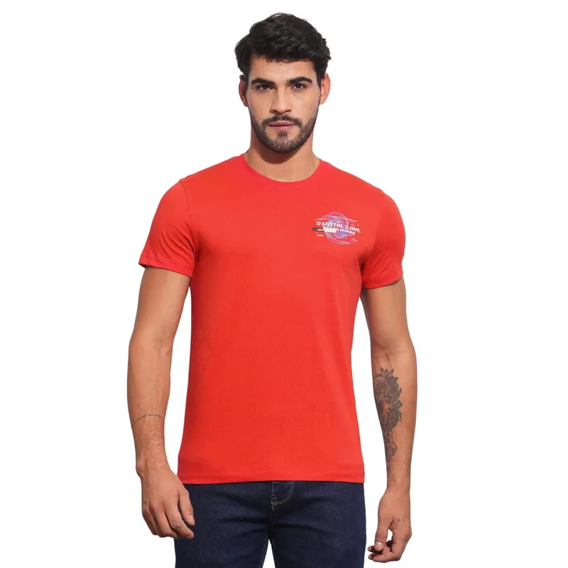 بيينغ هيومان Men Printed Slim Fit T-shirt