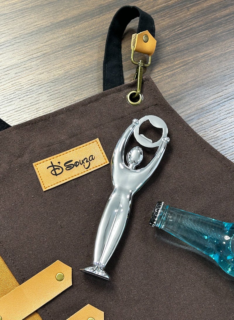 Bugatti Casa Bugatti Gym Bottle Opener – Chrome  - Image 4