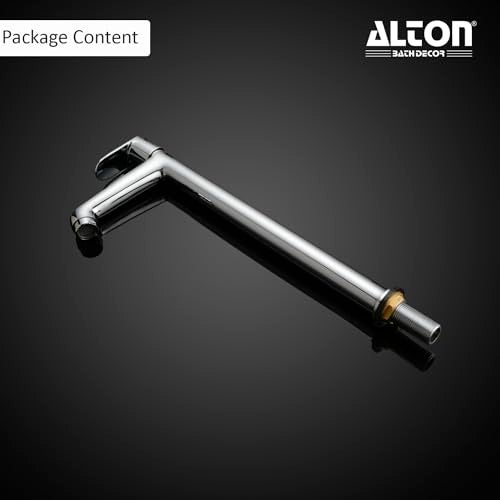 ALTON EVA6502-L Brass Pillar Cock, Extended Body | Table Top Basin Faucet | Bathroom Basin Tap | Chrome Finish - Image 5