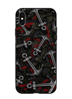 Protective Case Cover For Apple iPhone XS Max Anchor Leggings Design Multicolour