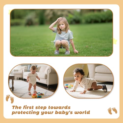 Mejale Baby Boy Girl Shoes Soft Soled Leather Moccasins Anti-Skid Infant Toddler Prewalker(Brown,6-12 Months) - Image 5