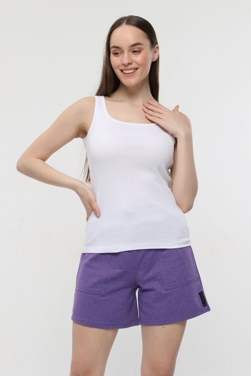 Defy's Women's Wide Strap T-Shirt White - L  - Image 1