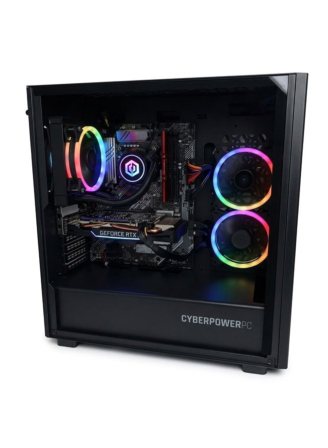 CYBERPOWERPC Renewed - Gaming Desktop PC Intel Core i7-10700K 16GB RAM 512GB SSD Nvidia GeForce RTX 2060 Super 8GB Liquid Cooling Windows 11 black - Image 3