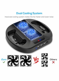 Vertical Charging Stand for Xbox Series S Controllers with Cooling Fan, LED Indicator, and 3 USB Hubs - pzsku/Z4C719F43698989AE4B38Z/45/_/1663588107/b25e91c8-b58e-4f41-b21e-435eca4506f3