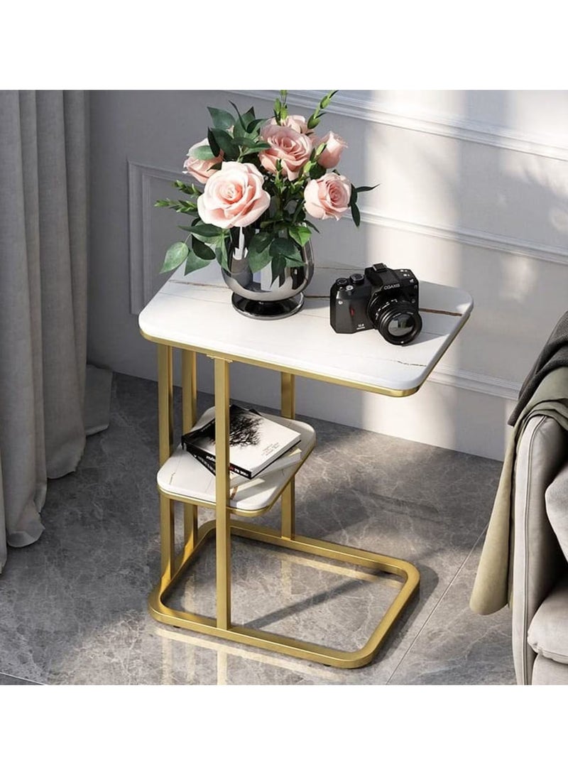 DubaiGallery طاولة سرير حديثة فاخرة لغرفة المعيشة 50 × 30 × 58 سم - Image 2