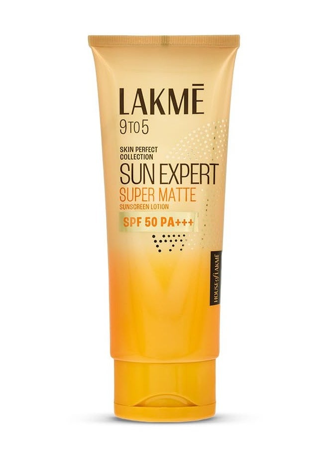 LAKME - Sun Expert Spf 50 Ultra Matte Lotion For All Skin Type 100 Ml Pack of 1 - Image 1