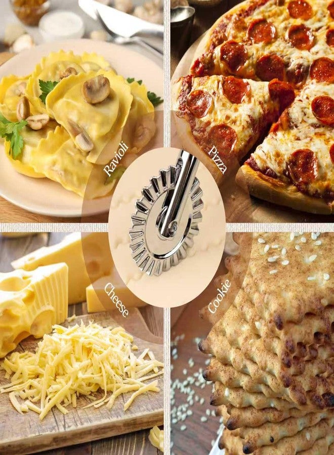 XINBADA Pastry Cutter Wheel - Exquisite Wooden Handle, Perfect for Pasta, Pizza, Ravioli, Cookie - Enhance Your Culinary Artistry - Image 5