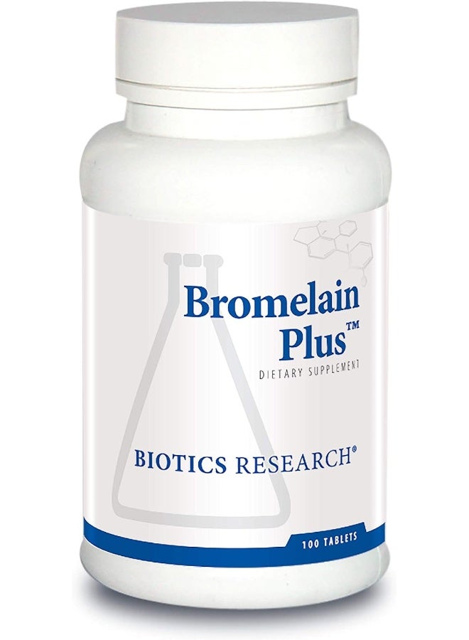 BIOTICS Research Bromelain Plus Lactose Free Dairy Free Digestive Support - Image 1