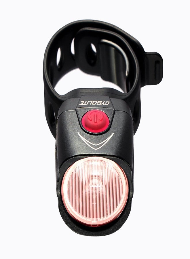 Cygolite Dice TL- 50 Lumen Bike Tail Light- 5 Night & 3 Daytime Modes- Ultra Compact Design- IP64 Water Resistant- Sturdy Flexible Mount- USB Rechargeable - for Aero Road & Commuter Bicycles, Black - Image 3