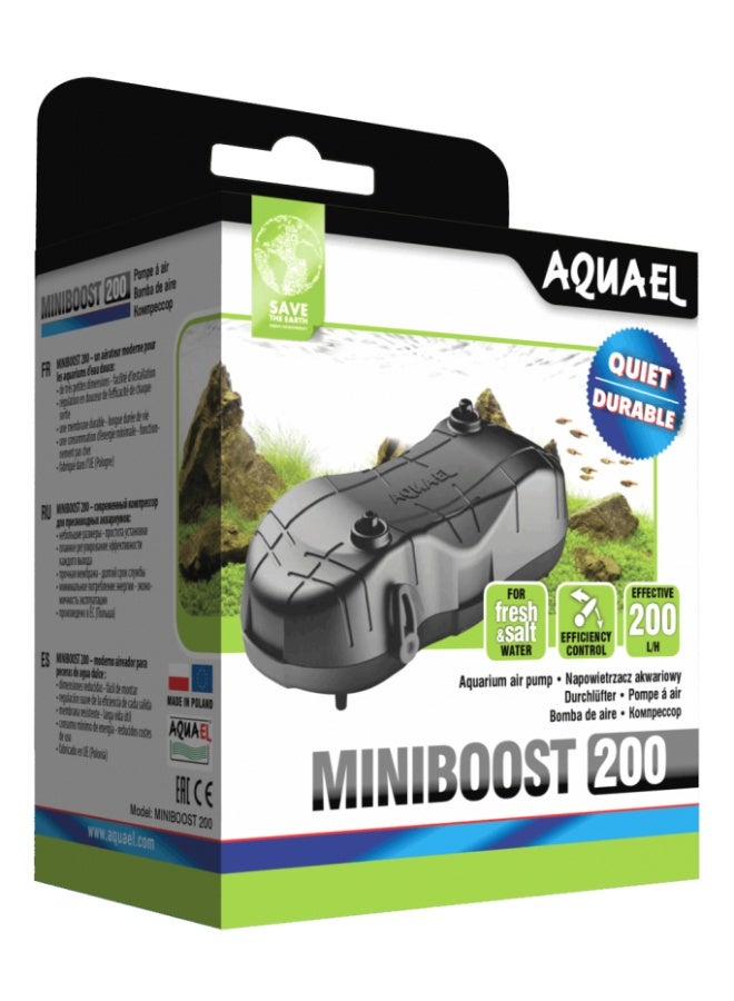 أكوايل مضخة هواء Aquael Miniboost [تدفق - 200 لتر/ساعة] - Image 1