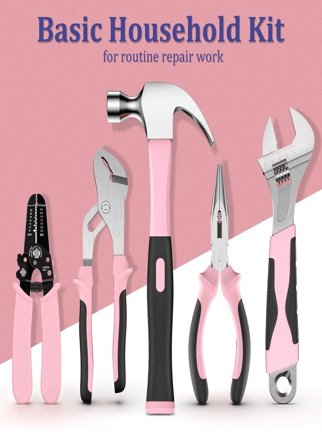 Sundpey Home Tool Kit 281-PCs - General Basic Home Auto Repair Tool Kits - Complete Portable Hand Tool Sets for Women - Tool Box Set with Socket Wrench Set & Screwdriver Sets & Hex Key & Pliers - Image 3