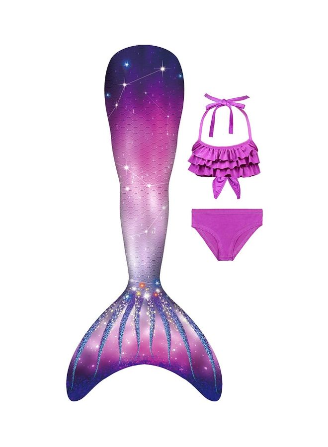 NIBEMINENT Mermaid Tail Swimming Costume 130cm - Image 4