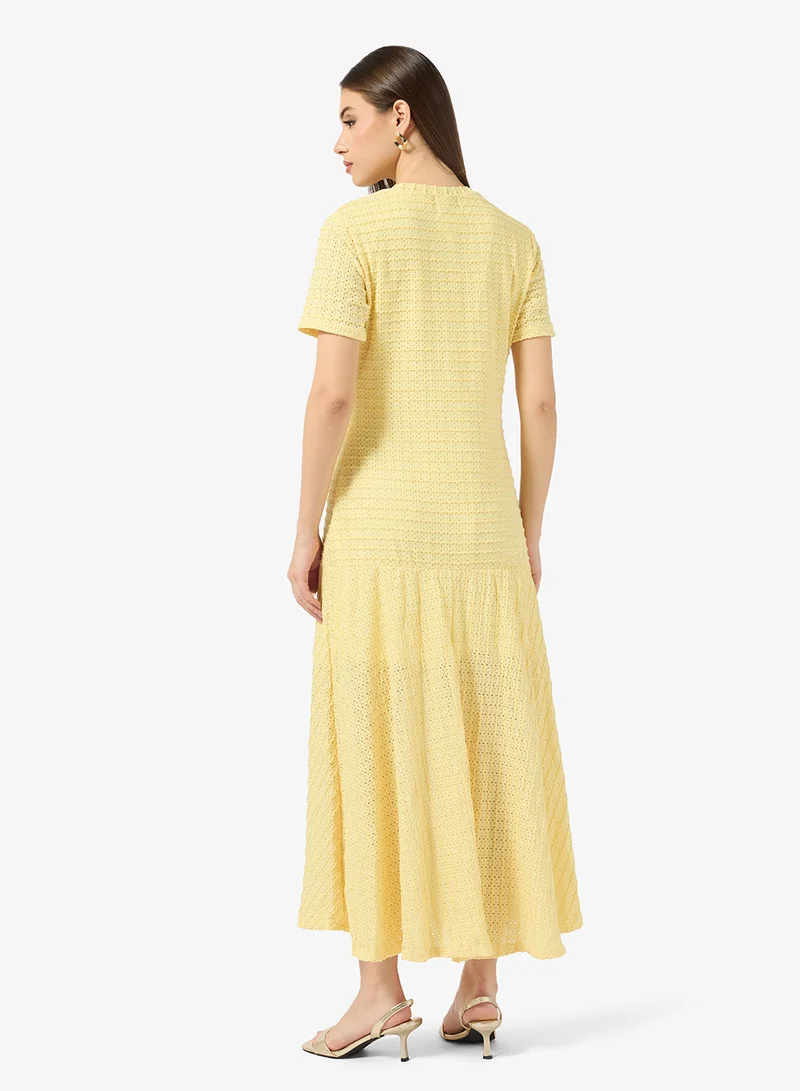 ايلا Low Waist Drop A-line Dress