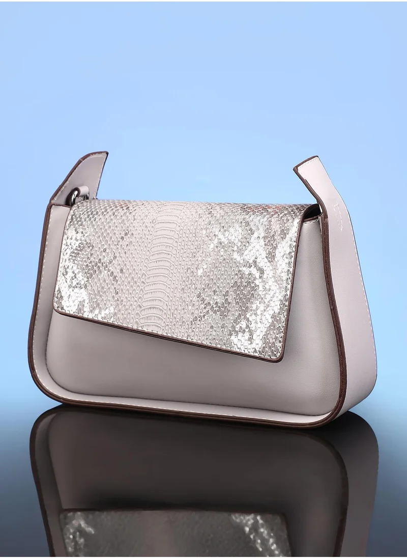 Haute Sauce Women's The Coilmark Asymmetric Hand Bag - Coin Grey