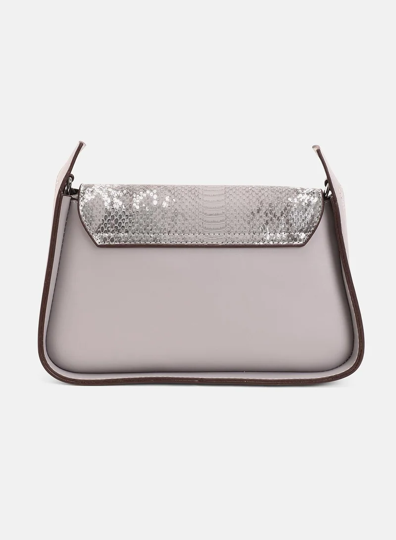 Haute Sauce Women's The Coilmark Asymmetric Hand Bag - Coin Grey
