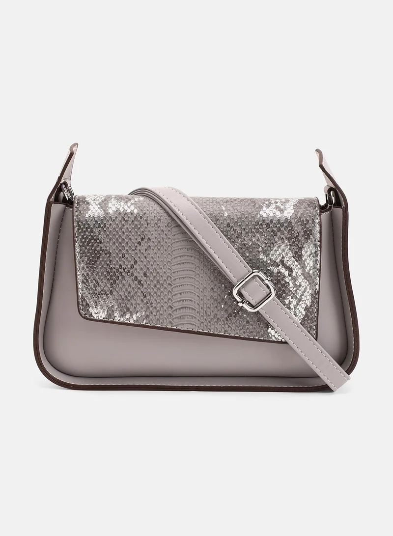 Haute Sauce Women's The Coilmark Asymmetric Hand Bag - Coin Grey