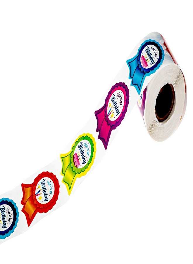 SBlabels Birthday Ribbon Stickers / 250 Stickers for Kids / 1 5/8" x 2" School Today is My Birthday Labels - Image 3