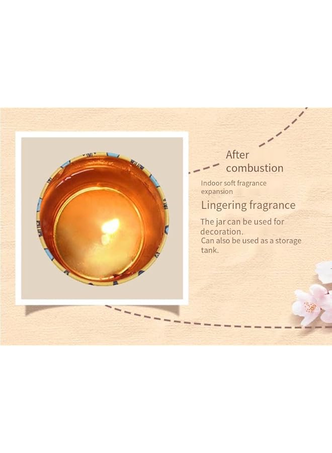 Green Tiger 4 Pcs Aromatherapy Candle, Scented Candles Gift Set, Soy Wax Aromathrapy Candles for Stress Relief, for Home Scented, Birthday, Christmas, Thanksgiving, Mother's Day, Fruit Style - Image 5